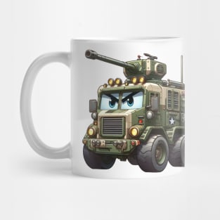 Military Vehicle Illustration Mug